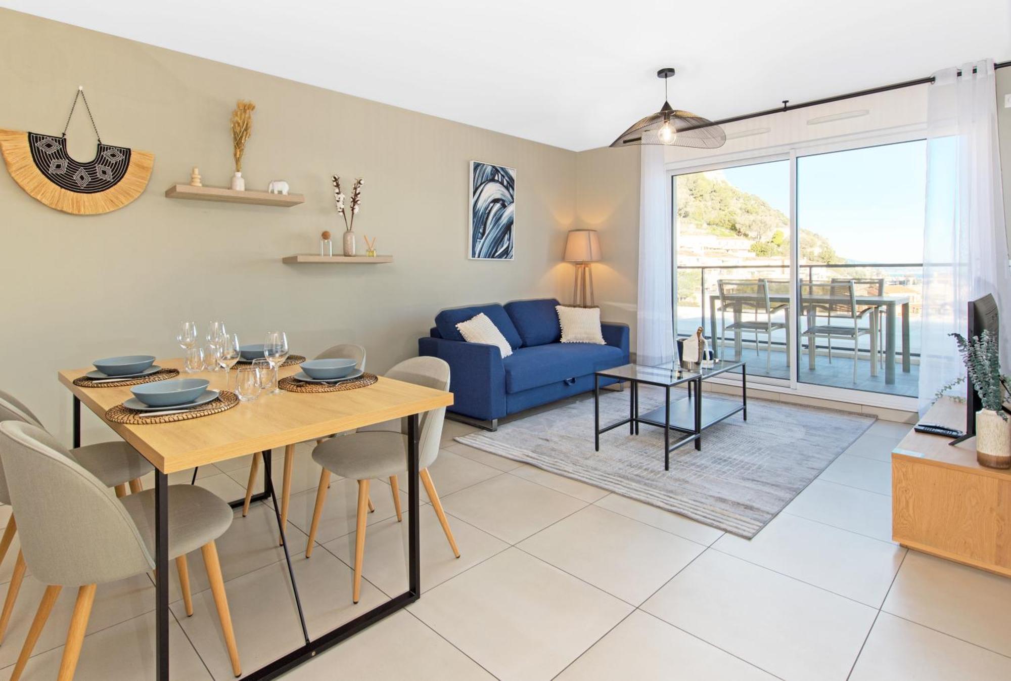 Luxury Apartment - Sea View - Private Parking - Bp Beausoleil Exterior foto